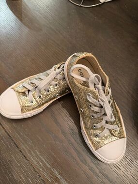 Converse Kids Gold Low Top Sneakers